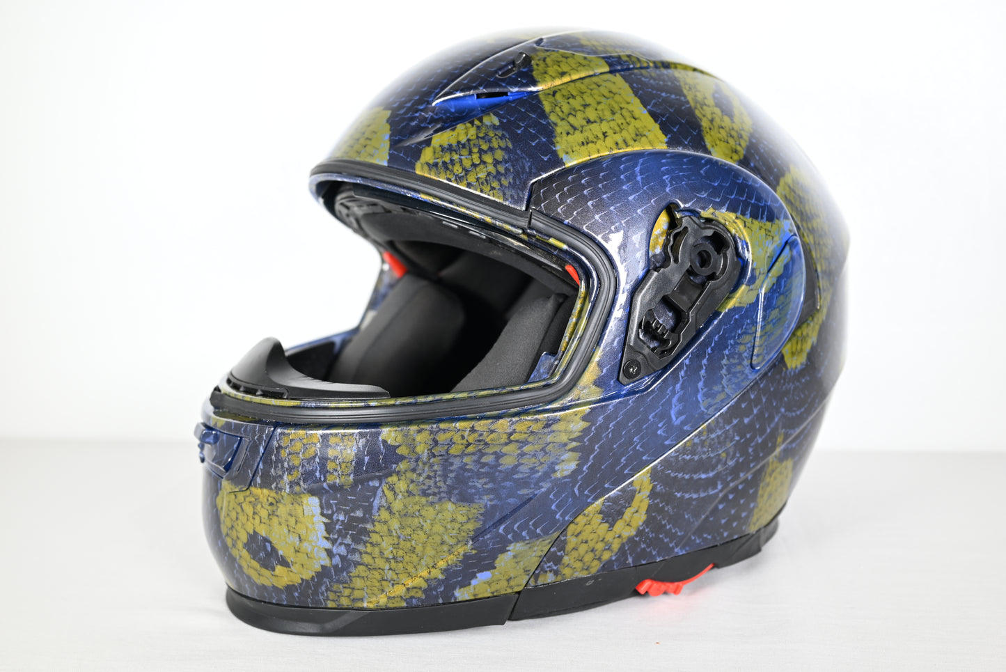 Motorradhelm mit Design