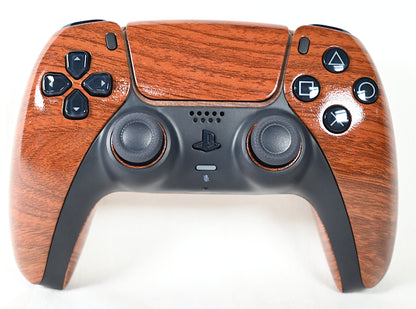 PS 5 Controller: Mahagoni Look