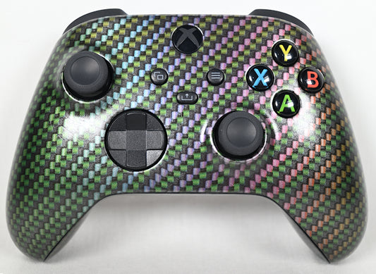 Xbox One/S/X Controller: Rainbow Carbon
